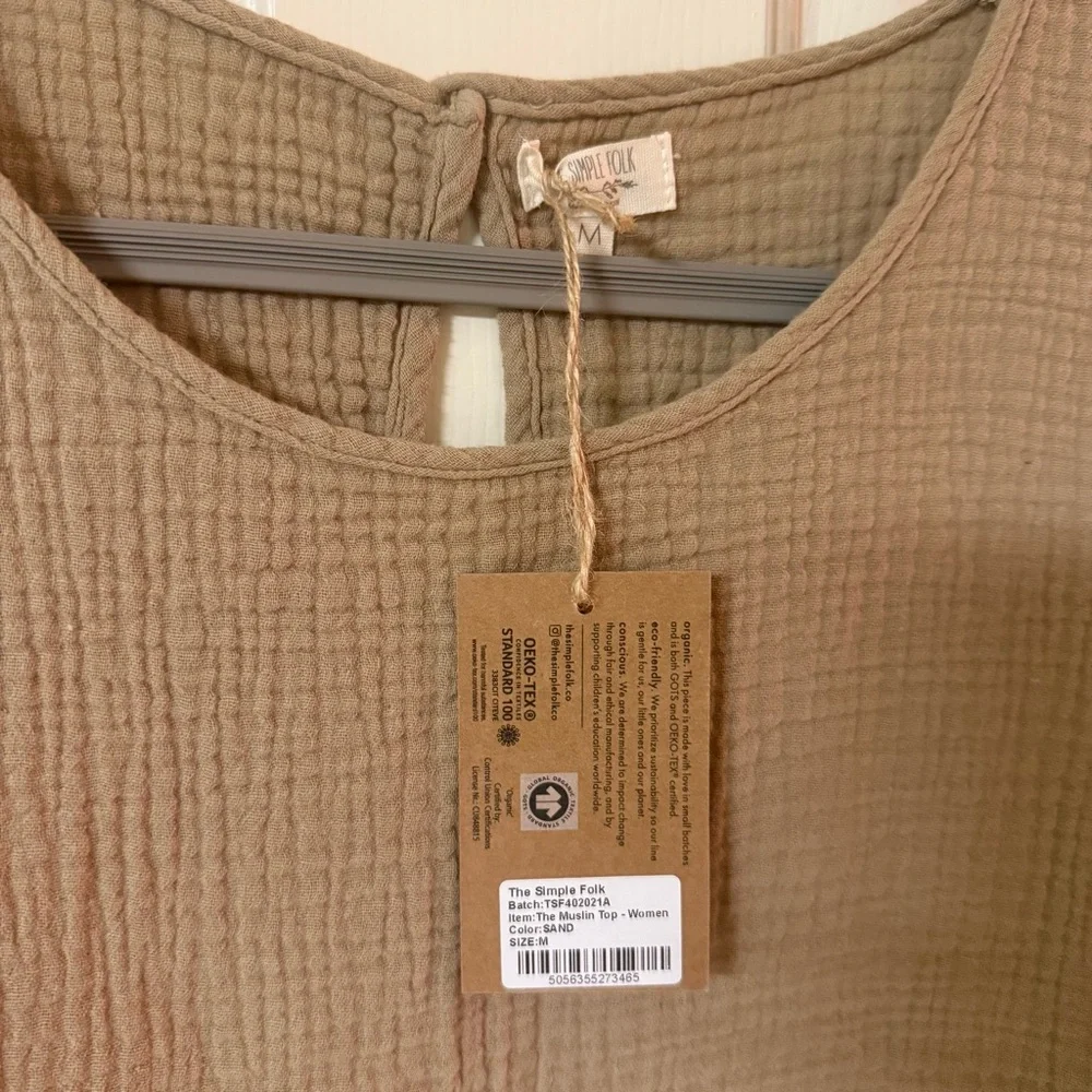 The Simple Folk The Muslin Top Womens - Picture 3 of 4